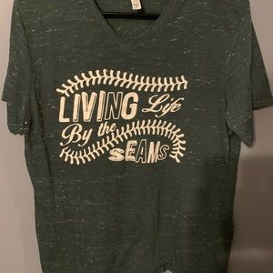 Baseball theme shirt
